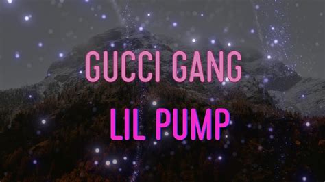 gucci gucci gang lyrics|Gucci gang songs.